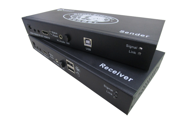 UKHMA-200D(USB鍵鼠+HDMI+音頻/遠(yuǎn)程開關(guān)機(jī)+IR延長200米)