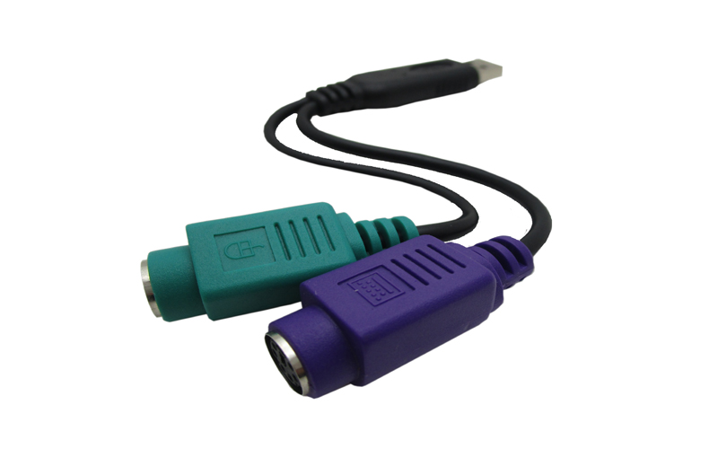 USB轉PS/2轉接電纜