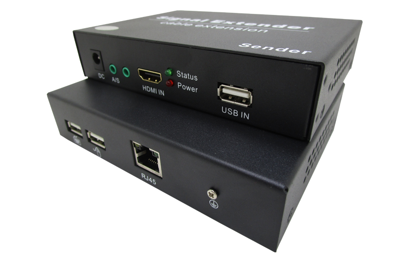 HDF-130HU(HDMI+USB鍵鼠+Audio/遠(yuǎn)程開關(guān)機(jī)/RS485延長130米)