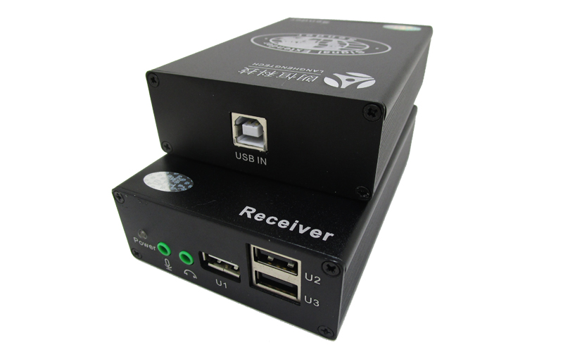 USB-2803(A)(延長3個USB2.0接口60米，AUDIO功能可選擇)