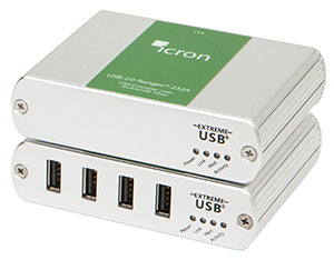 USB-2324(4個USB2.0接口多模光纖延長500米)
