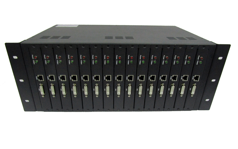 HDMI/DVI無壓縮高清延長器4U機架