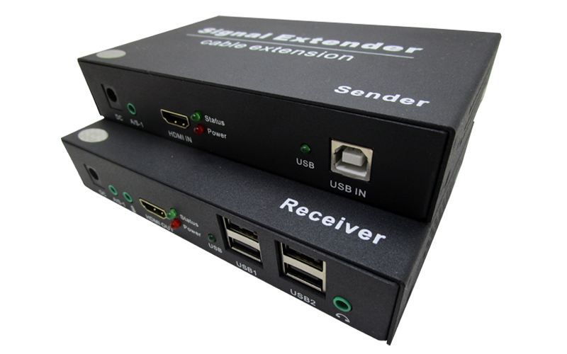 HDF-50HUA（HDMI+4個USB2.0+音頻+麥克+RS485延長50米）