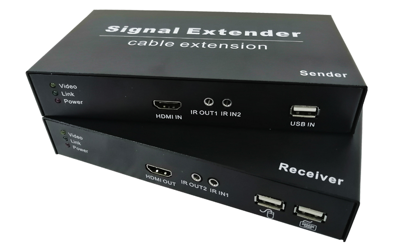 HDT-150HU(HDMI+USB鍵鼠+雙向紅外網(wǎng)線延長(zhǎng)150米)