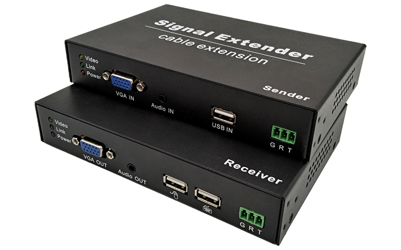 HDF-120VAUS(VGA+USB鍵鼠+音頻+RS232網線延長120米)