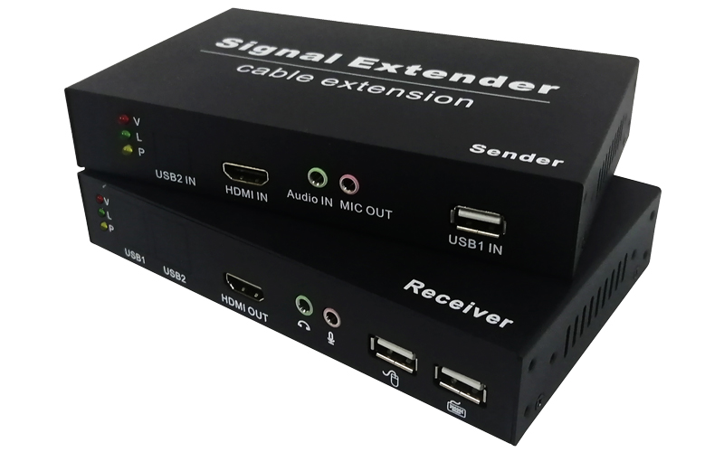 IPHFK-100A(HDMI+USB鍵鼠+雙向音頻+遠程開關機/紅外)超速延長器