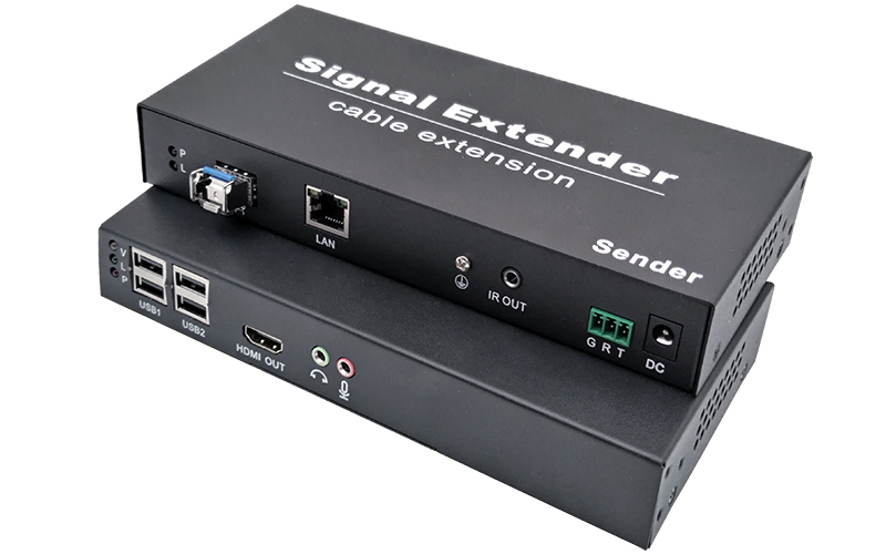 UVON-7HUAS(HDMI+USB2.0+網絡+雙向音頻+RS232+紅外)光纖高速傳輸20KM