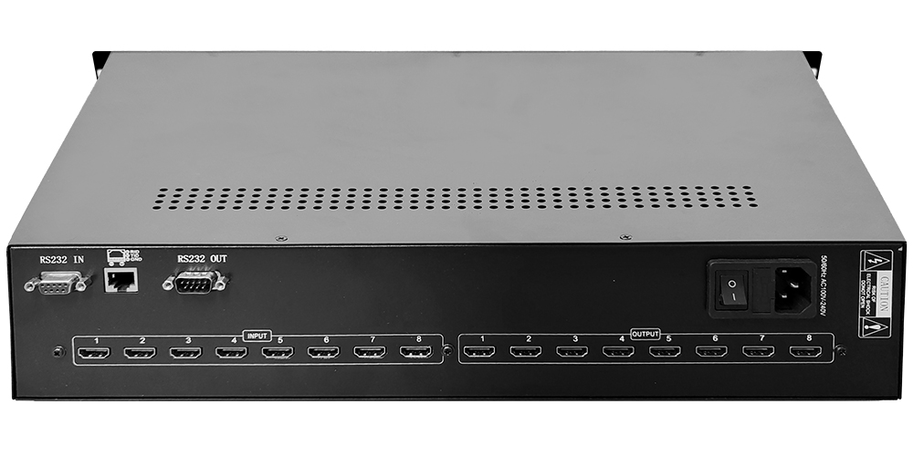 HMX-8x8P(1080P 8進8出視頻矩陣)